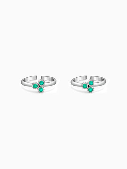 Silver Kanika Toe Rings