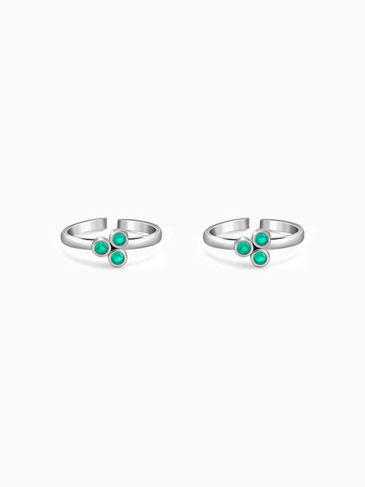Silver Kanika Toe Rings