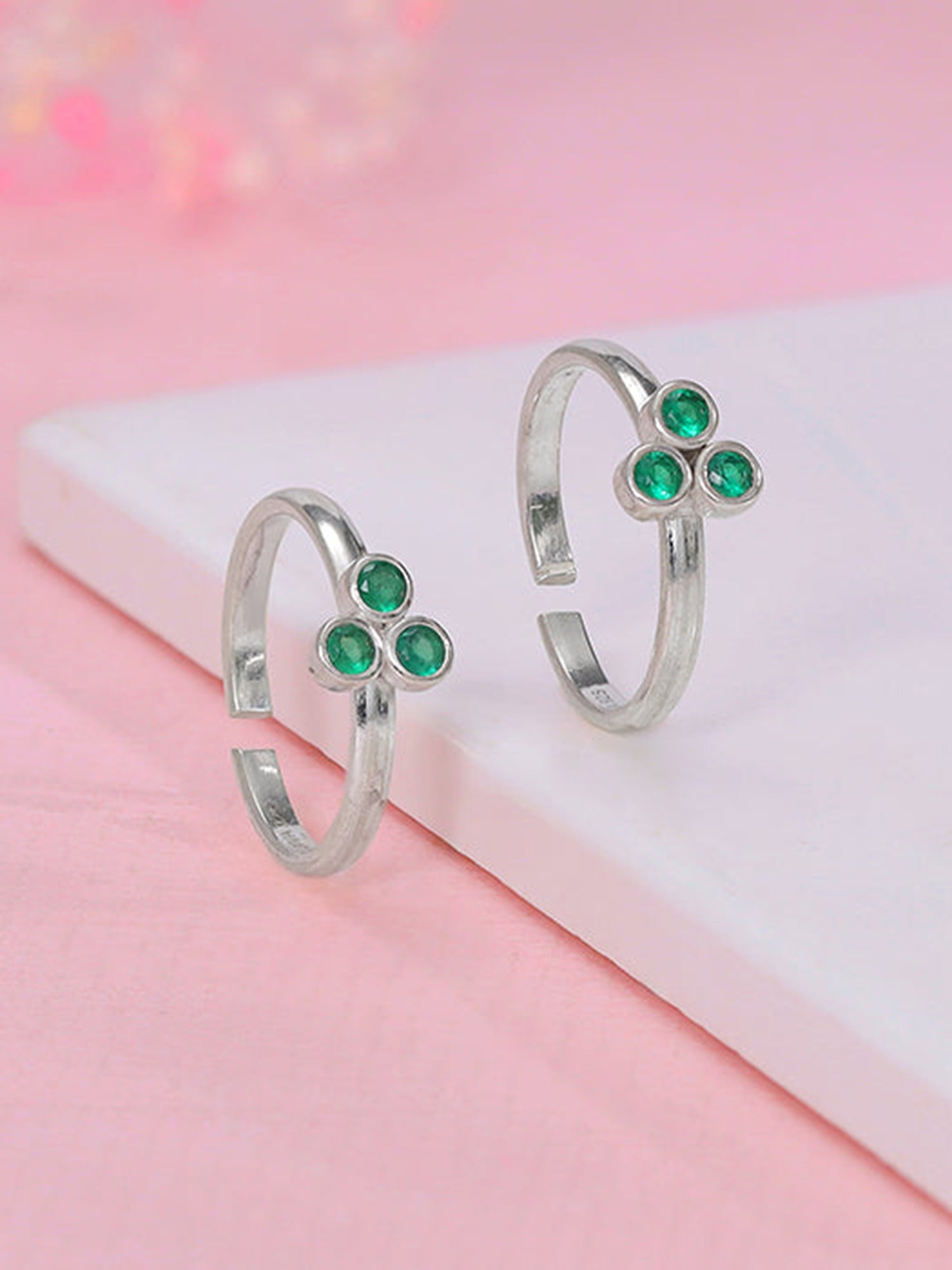 Silver Kanika Toe Rings