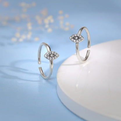 Oxidised Silver Chaitanya Evil Eye Toe Rings