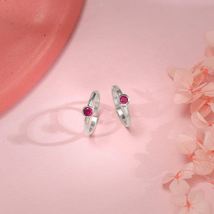 Oxidised Silver Anamika Toe Rings