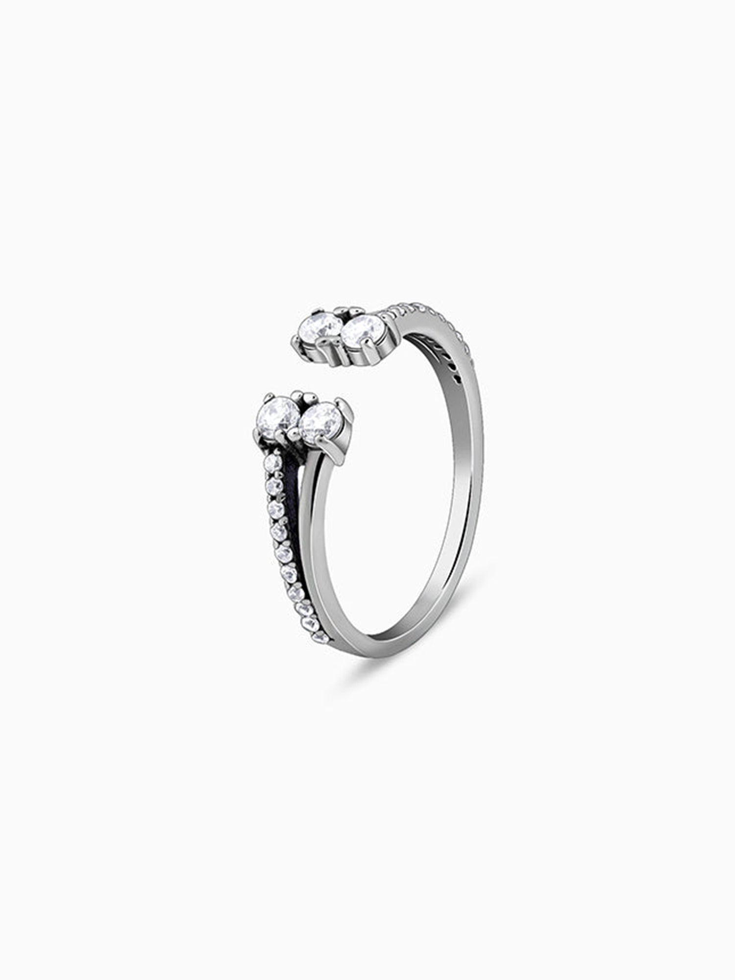 Oxidised Silver Chahat Toe Rings