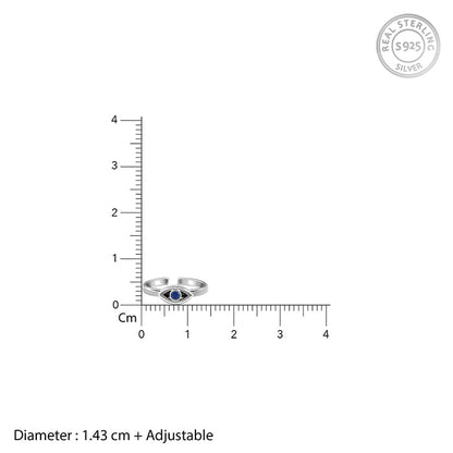 Oxidised Silver Naina Toe Rings