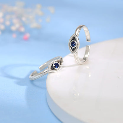 Oxidised Silver Naina Toe Rings