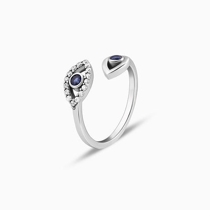 Oxidised Silver Evil Eye Toe Rings