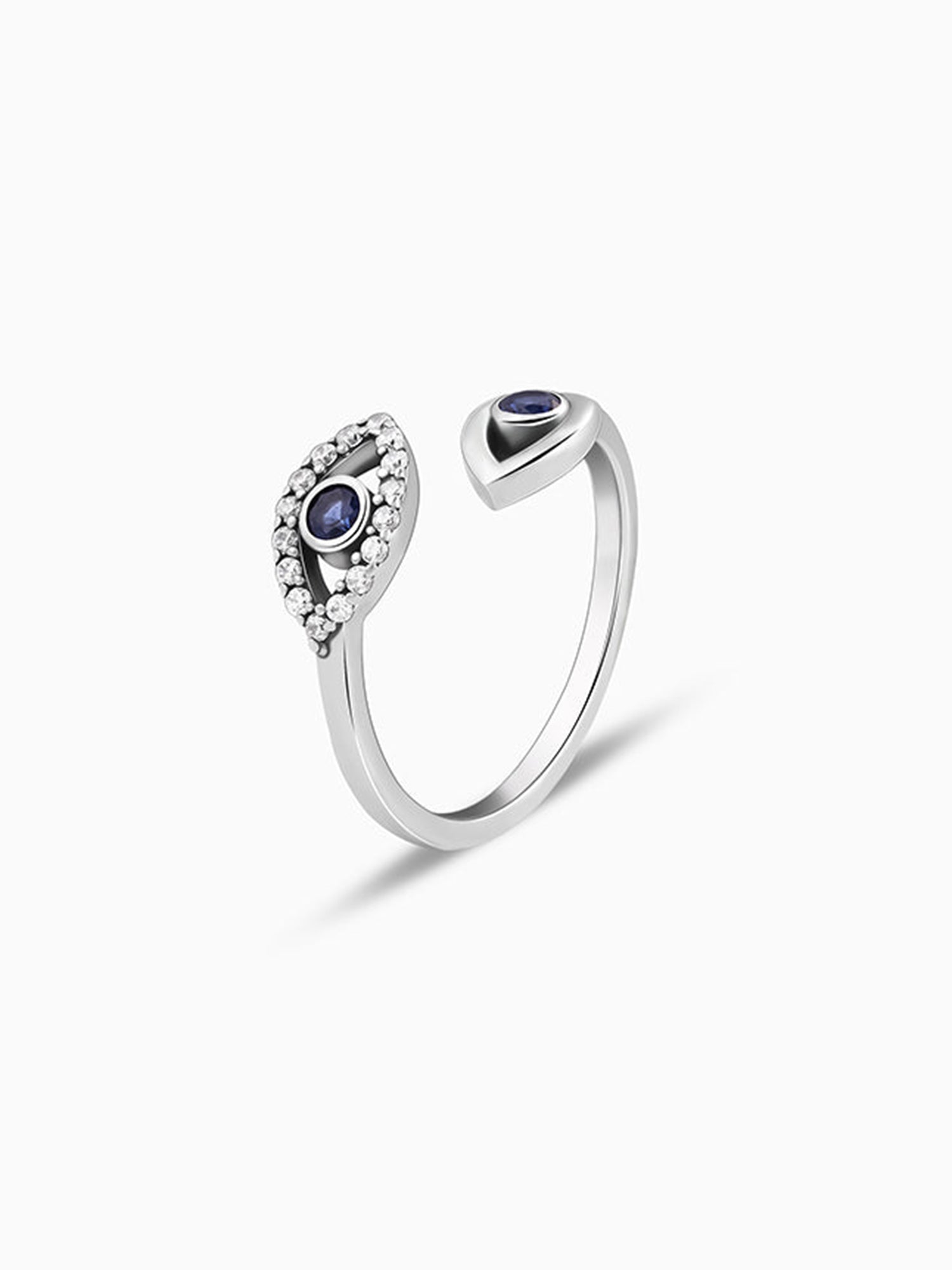 Oxidised Silver Evil Eye Toe Rings