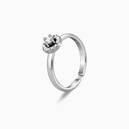 Oxidised Silver Averi Toe Rings