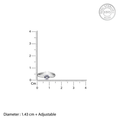 Oxidised Silver Floral Toe Rings