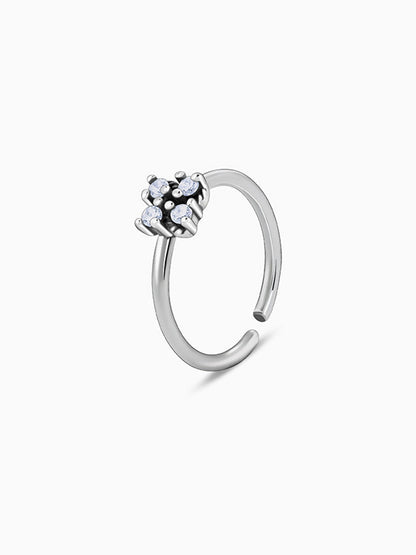 Oxidised Silver Sarva Toe Rings