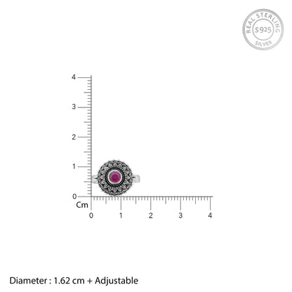 Oxidised Silver Amrita Toe Rings