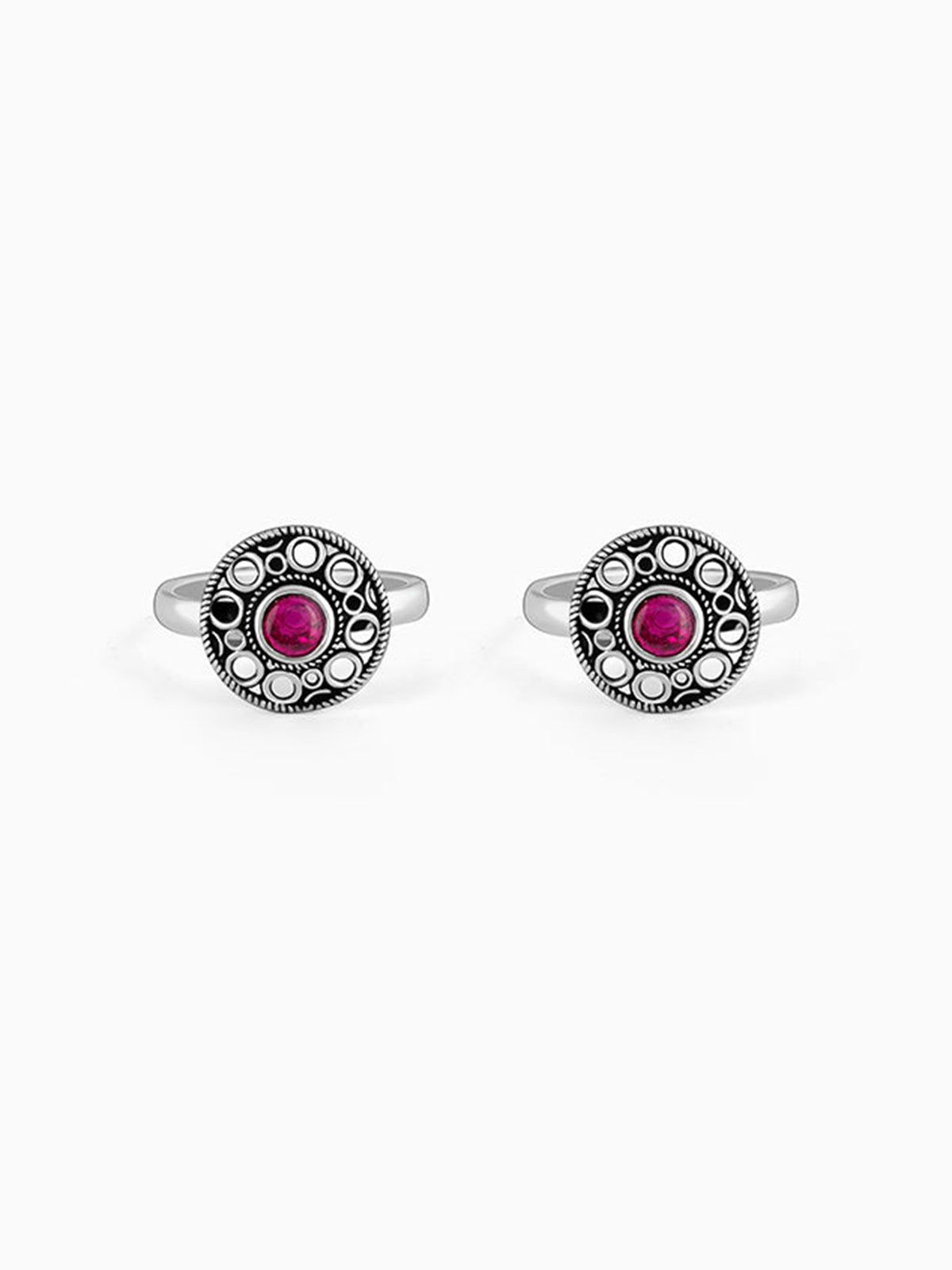 Oxidised Silver Twilight Toe Rings