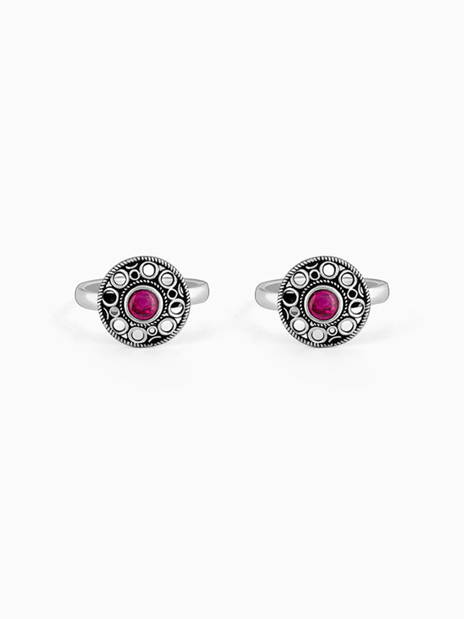 Oxidised Silver Twilight Toe Rings
