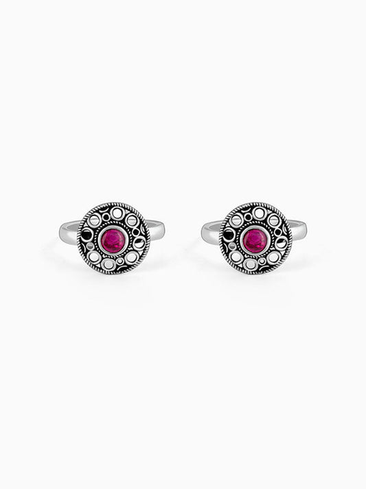 Oxidised Silver Twilight Toe Rings