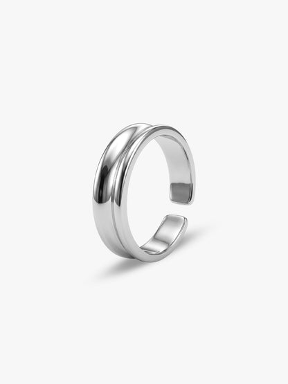 Silver Radiance Wrap Toe Rings