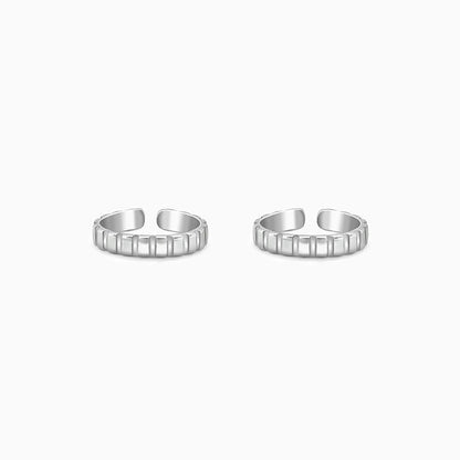 Silver Preeti Toe Rings