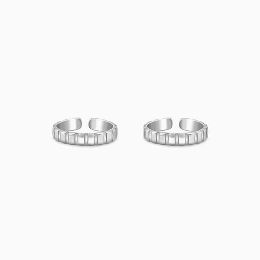 Silver Preeti Toe Rings