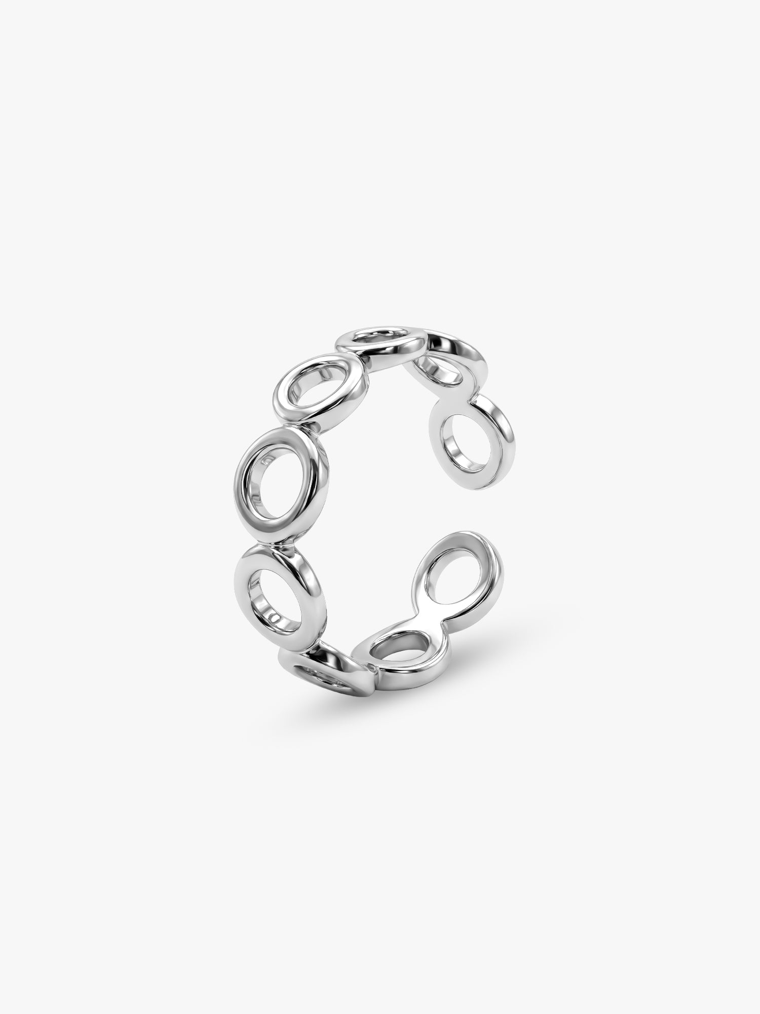 Silver Mystic Circles Toe Rings