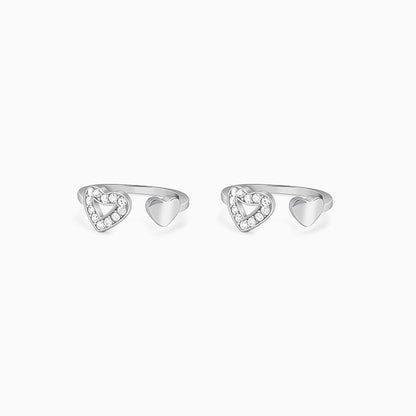 Silver Anahat Toe Rings