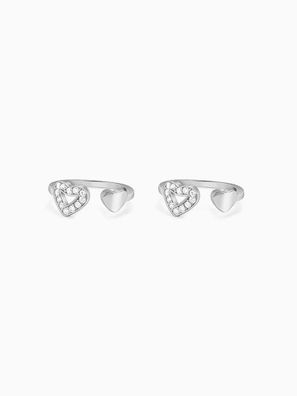 Silver Anahat Toe Rings