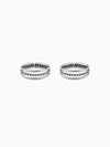 Oxidised Silver Footsie Bling Toe Rings