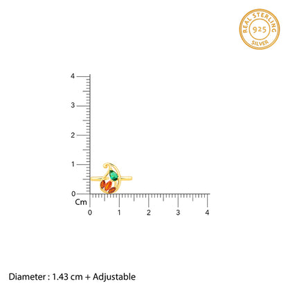 Golden Parvati Toe Rings