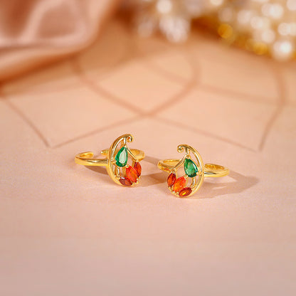 Golden Parvati Toe Rings