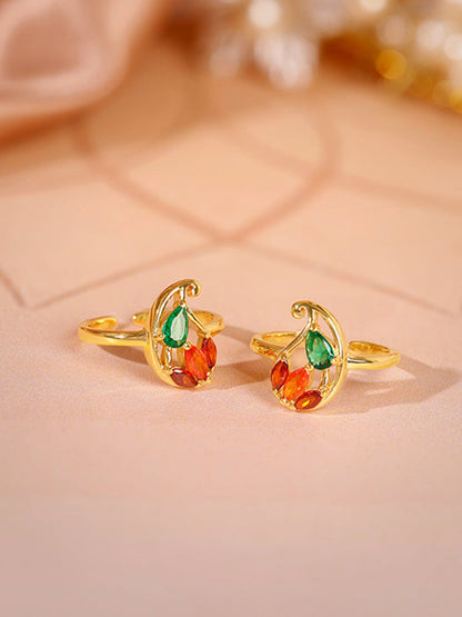 Golden Parvati Toe Rings