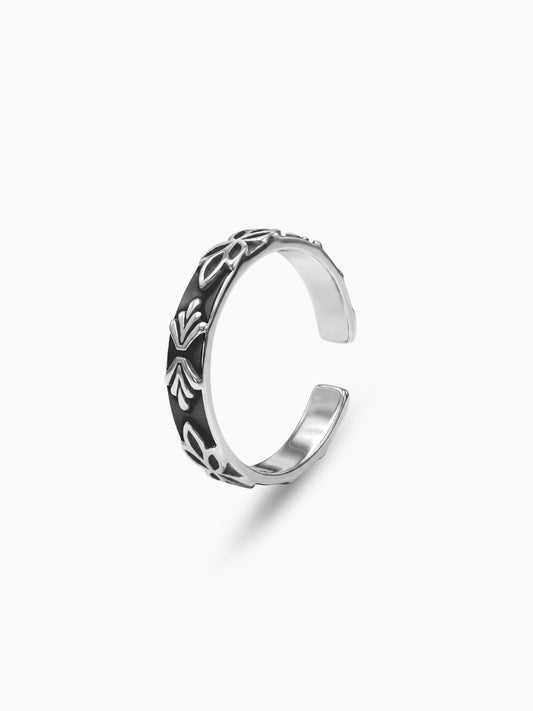 Oxidised Silver Saanvi Toe Rings