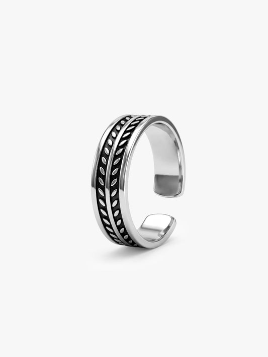Oxidised Silver Falak Toe Rings