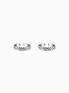 Oxidised Silver Vanshika Toe Rings