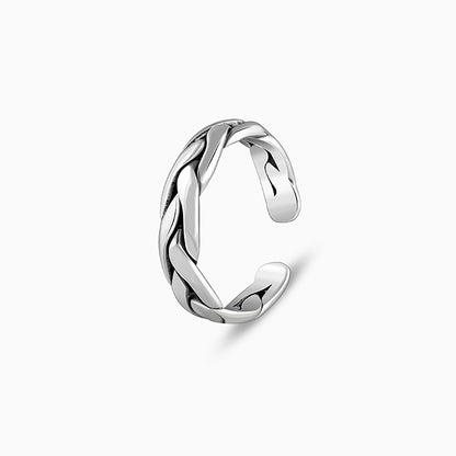 Oxidised Silver Aahana Toe Rings