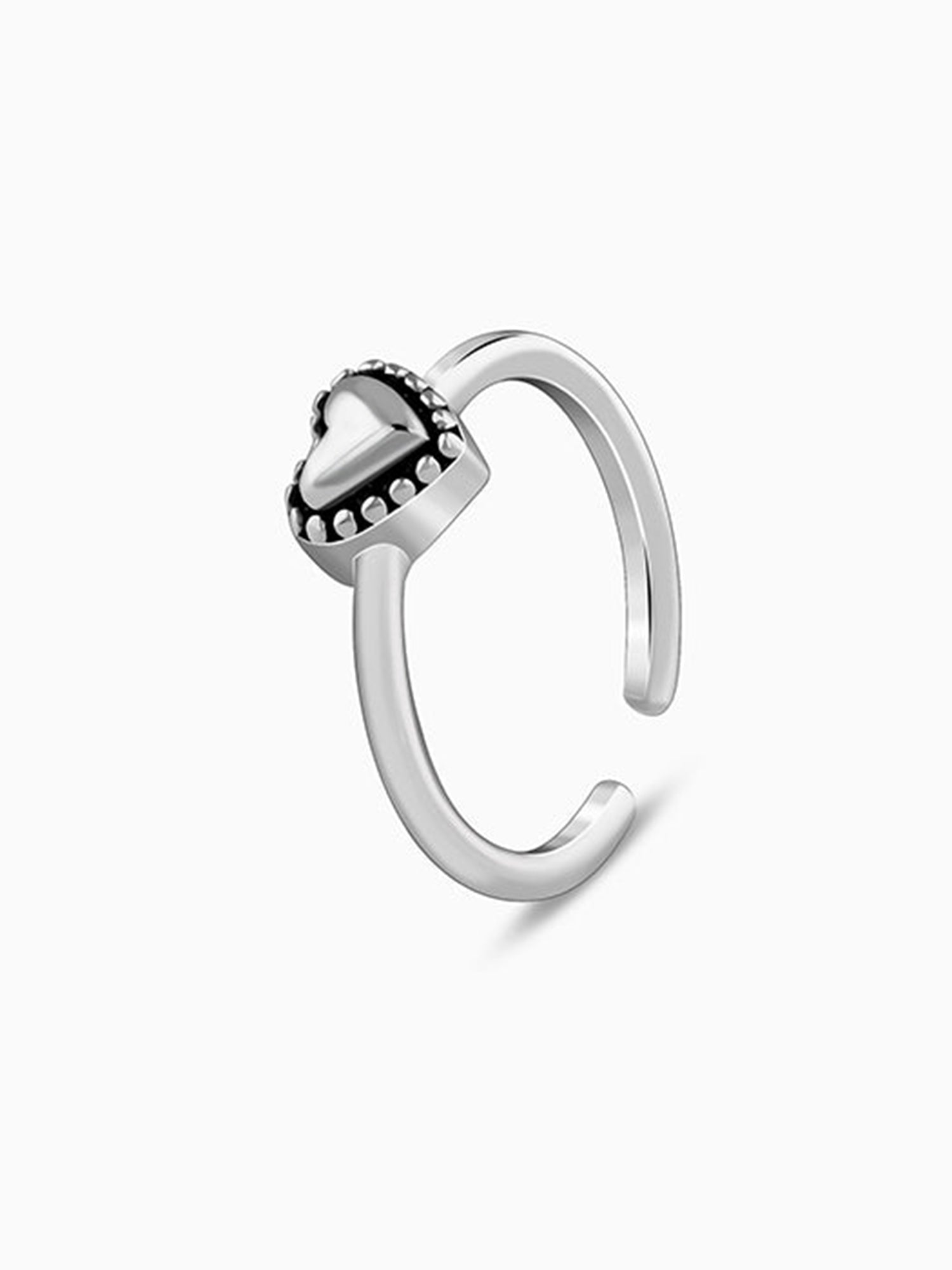 Oxidised Silver Ishika Toe Rings