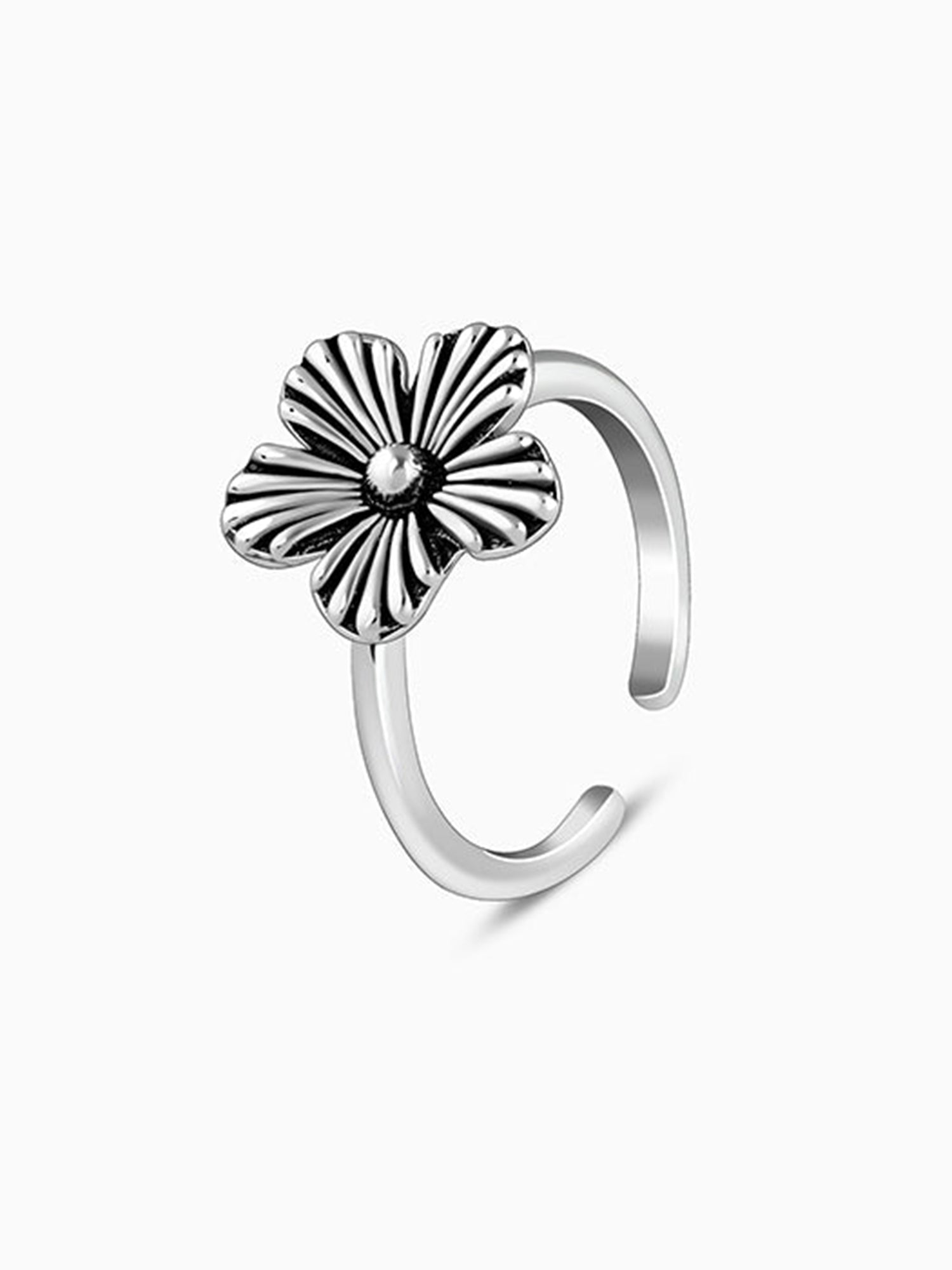 Oxidised Silver Yatika Toe Rings