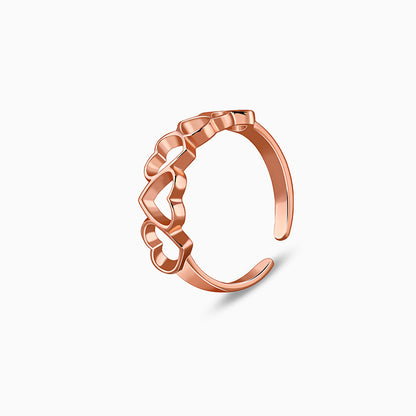 Rose Gold Ridam Toe Rings