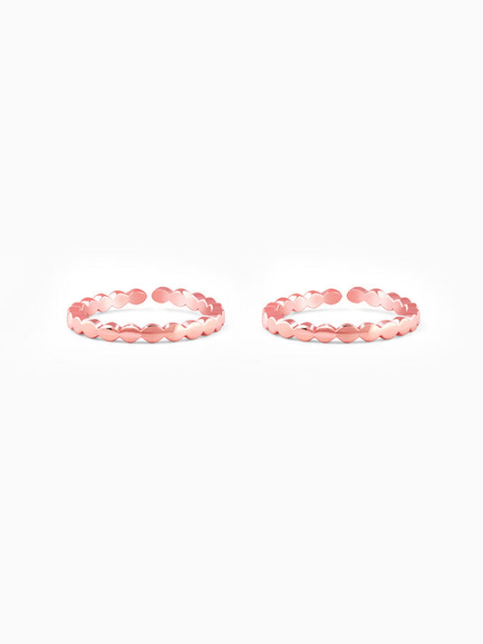 Rose Gold Pankaja Toe Rings