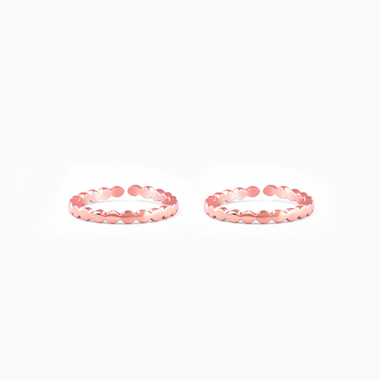 Rose Gold Pankaja Toe Rings