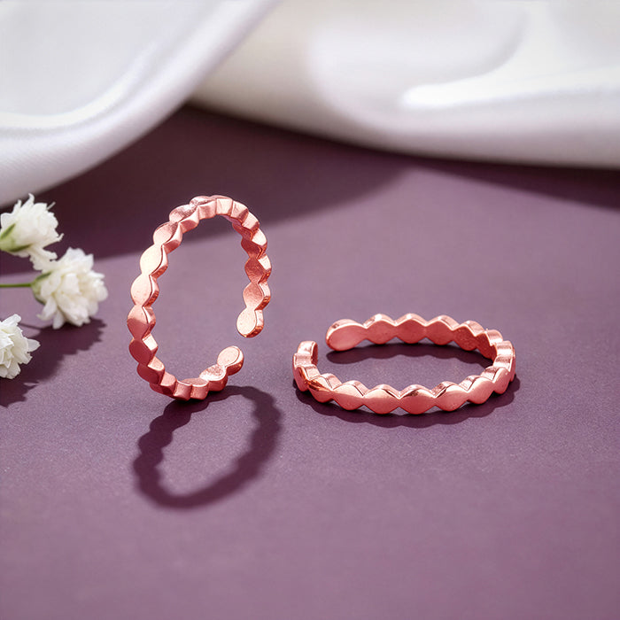 Rose Gold Pankaja Toe Rings