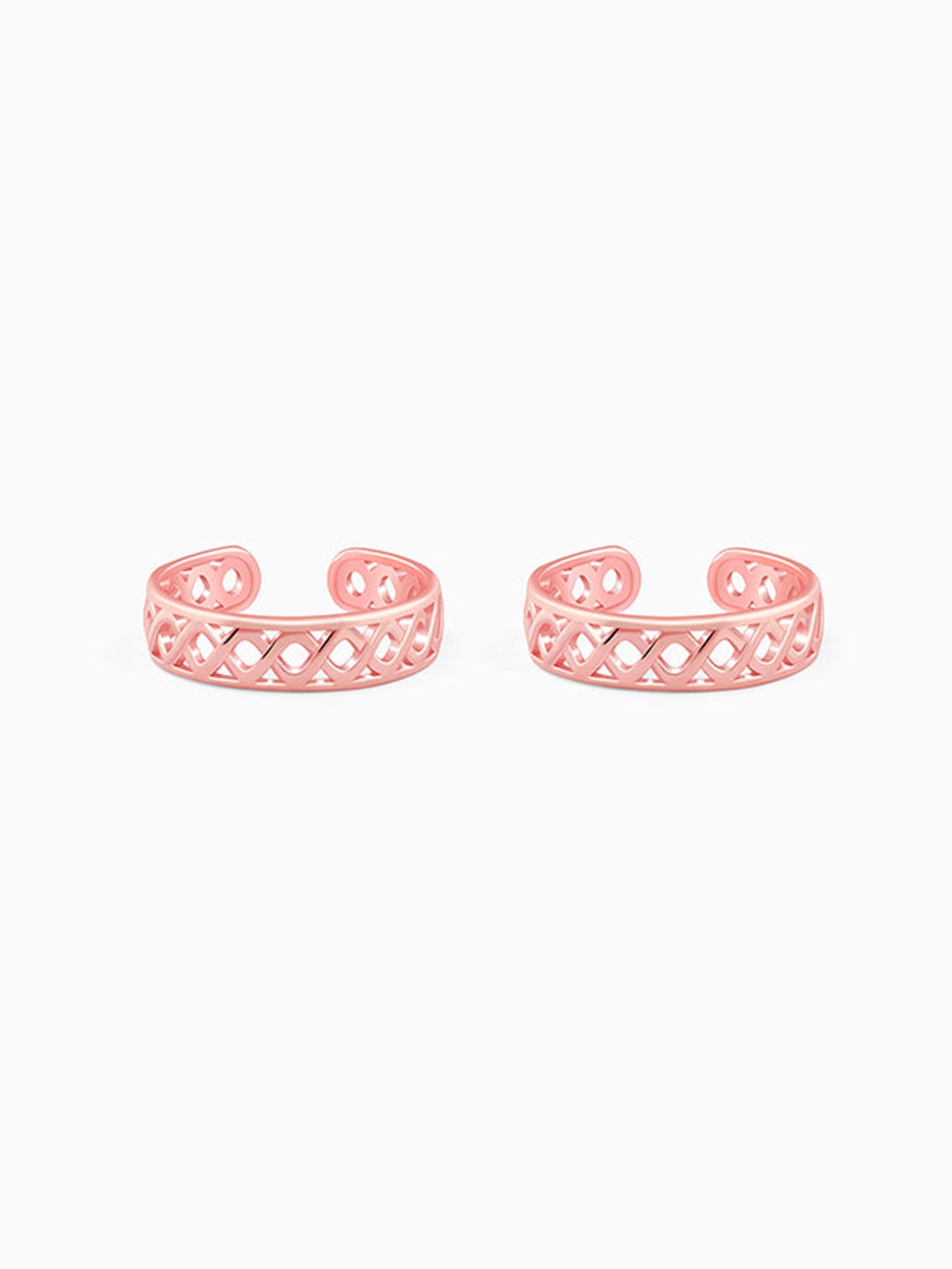 Rose Gold Pruthvi Toe Rings