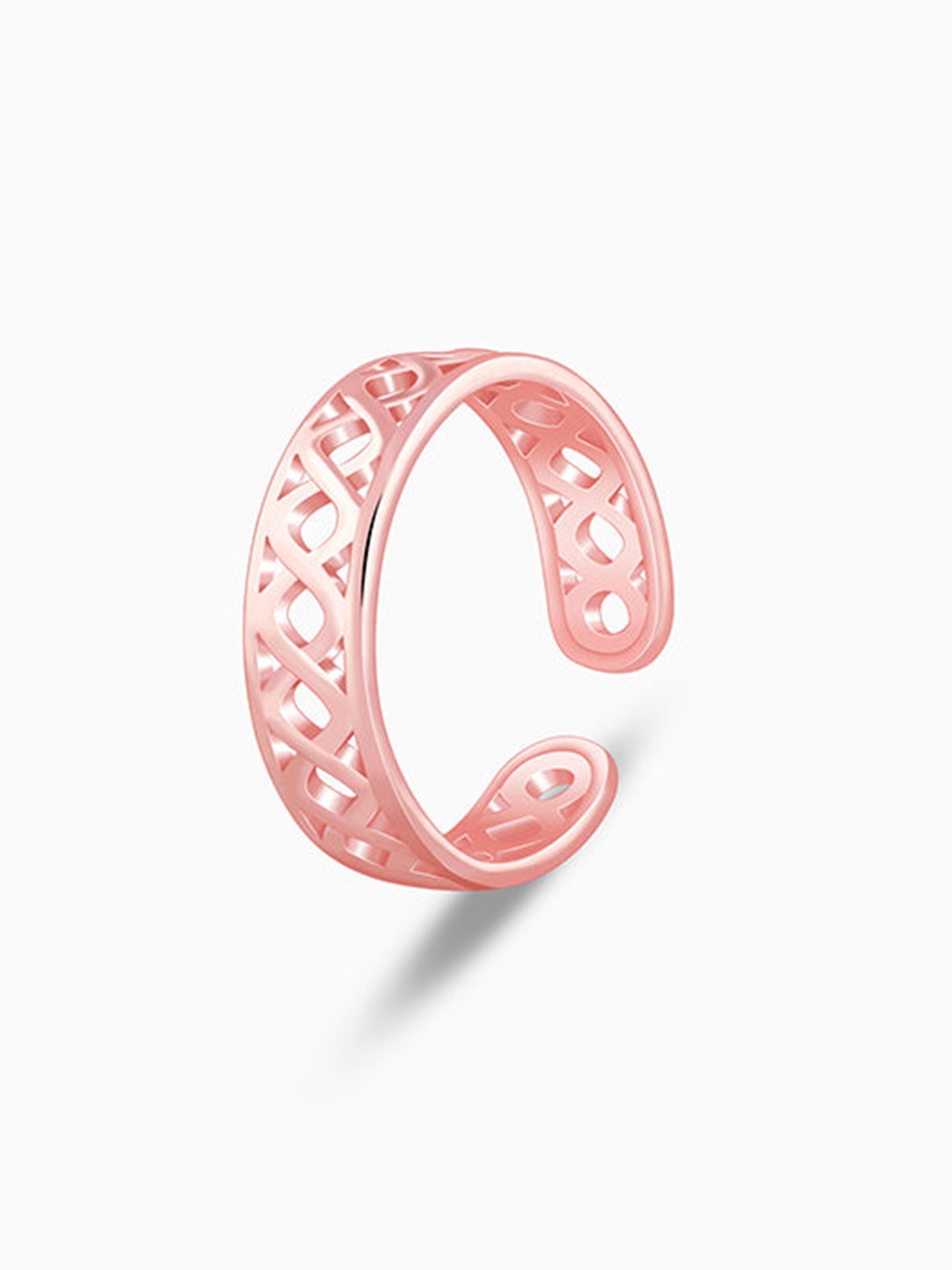 Rose Gold Pruthvi Toe Rings