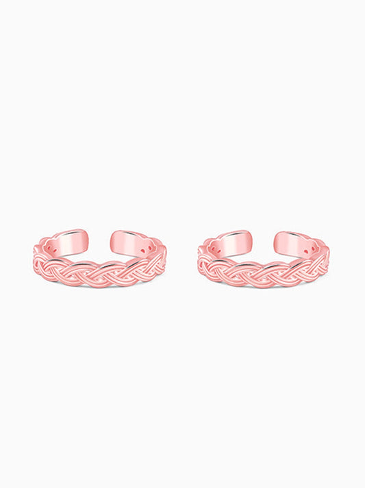 Rose Gold Pihu Toe Rings