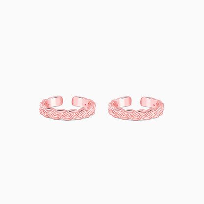 Rose Gold Pihu Toe Rings