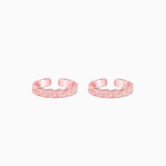 Rose Gold Pihu Toe Rings