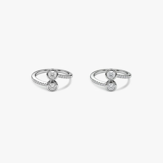 Silver Dhanya Toe Rings