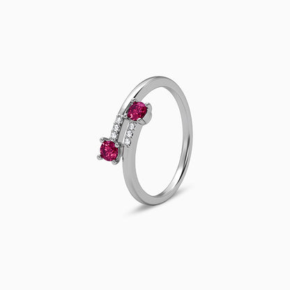 Silver Scarlet Wink Toe Rings