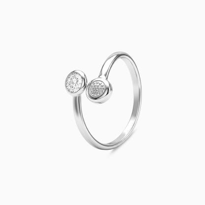 Silver Ismeria Open Toe Rings