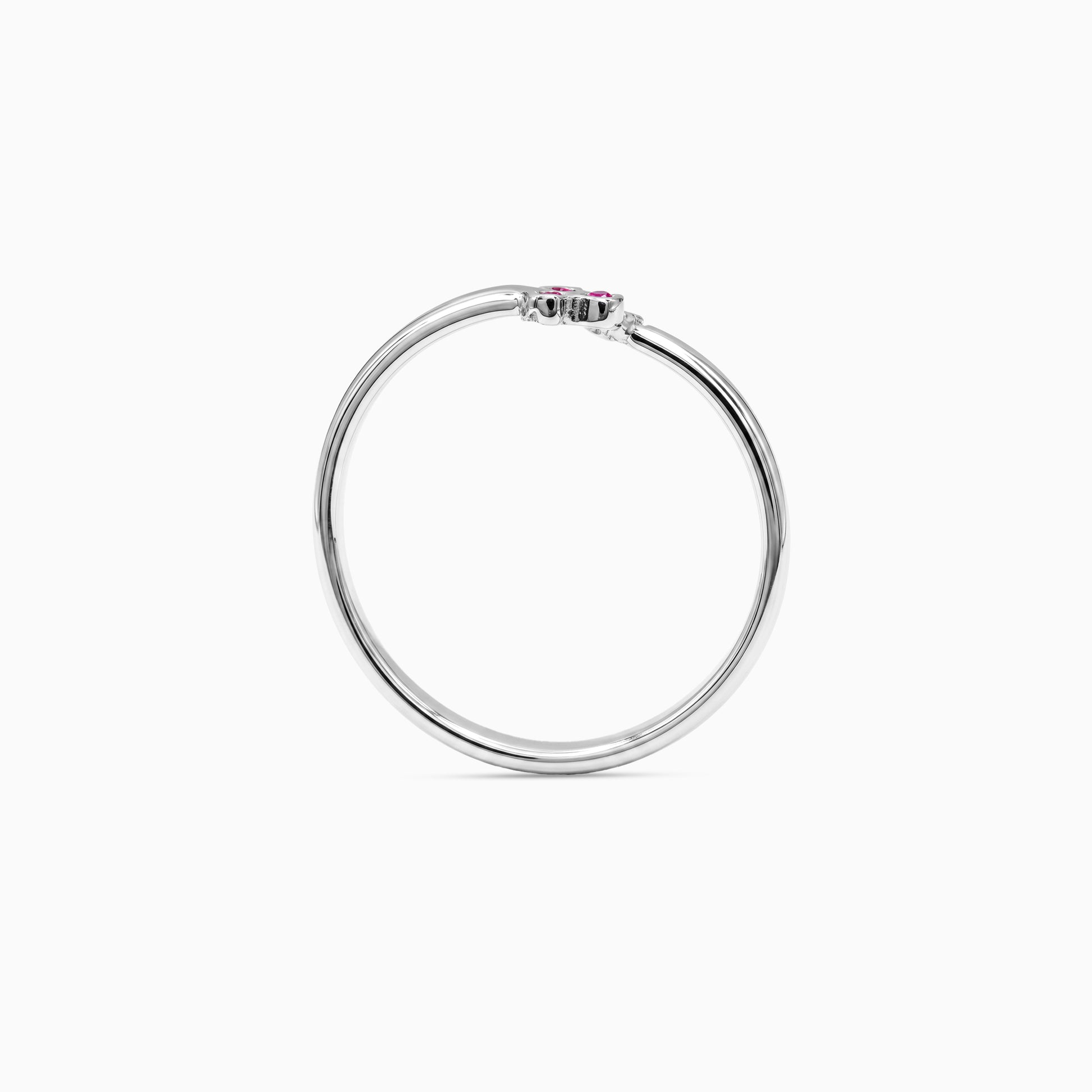 Silver Lilas Cluster Toe Rings