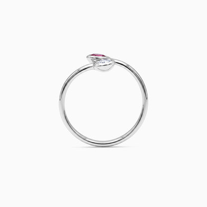 Silver Fiorella Two Stone Toe Rings