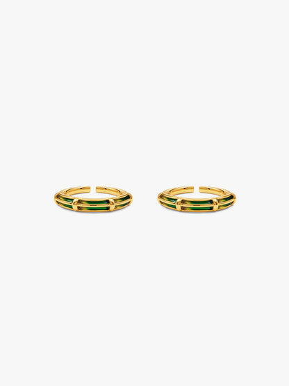 Golden Noorani Vibe Toe Rings