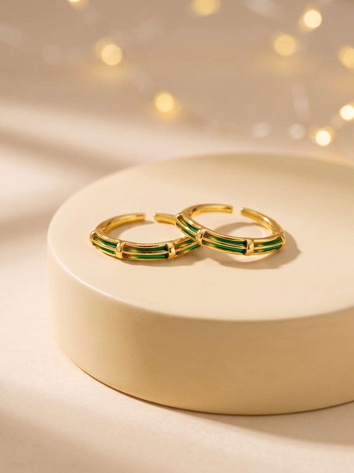 Golden Noorani Vibe Toe Rings