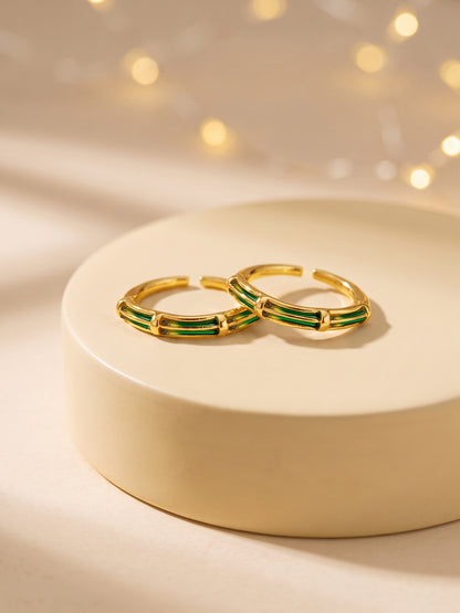 Golden Noorani Vibe Toe Rings